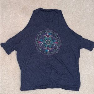 Cold shoulder urban outfitters mandala tee